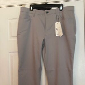 Calvin Klein Men's Light Gray Chinos